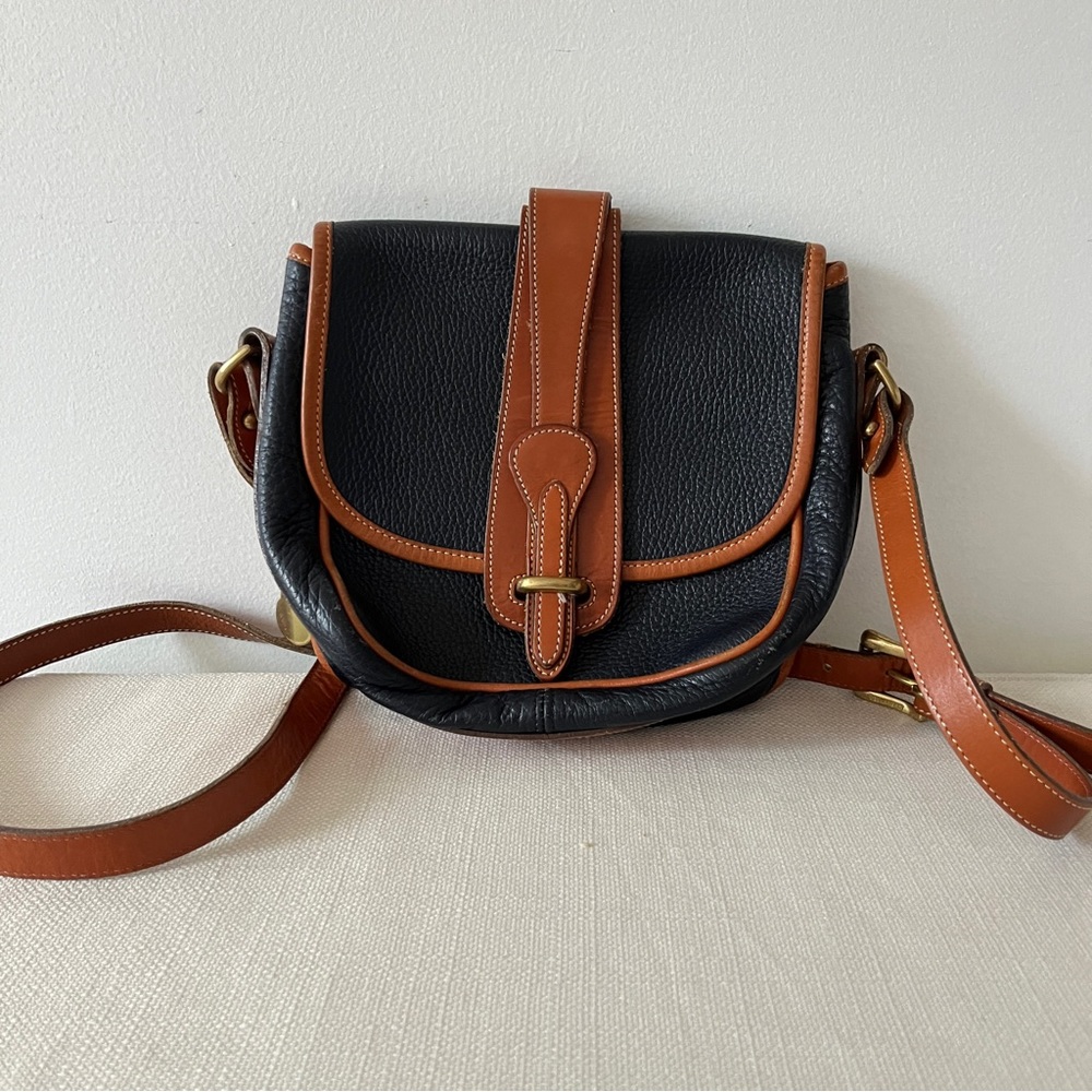Dooney and Bourke Small All Weather Leather Crossbody Bag Vintage
